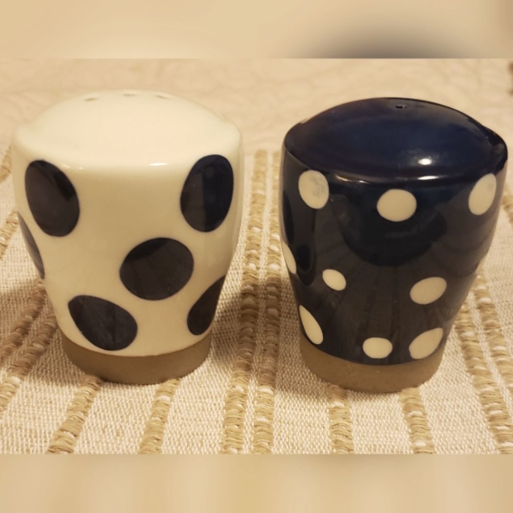 Polka Dot Salt & Pepper Shakers